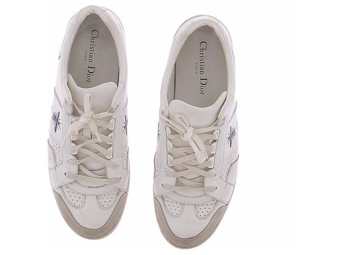 Sneakers Christian Dior in pelle bianca Bianco - vista 6