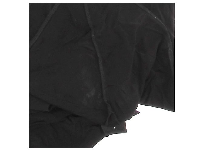 Body Balmain nero a maniche lunghe in viscosa - vista 6