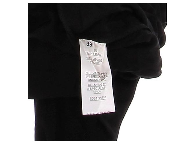 Body Balmain nero a maniche lunghe in viscosa - vista 8