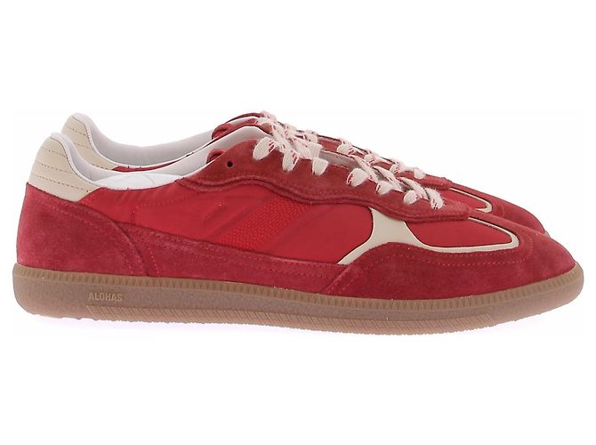 Autre Marque Baskets ALOHAS en cuir rouges Taille 45 - vue 2