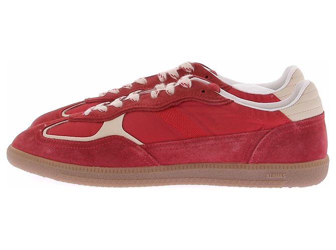 Autre Marque Baskets ALOHAS en cuir rouges Taille 45 - vue 3