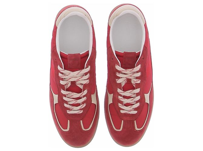 Autre Marque Baskets ALOHAS en cuir rouges Taille 45 - vue 6