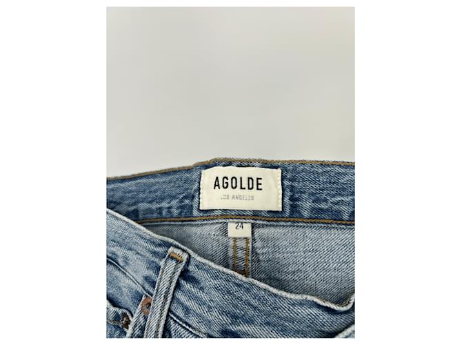 Jeans Agolde azules de algodón talla 24 - vista 3