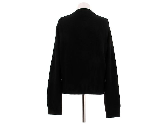 Ganni Schwarzer Wollcardigan - Ansicht 2