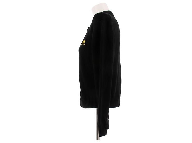Ganni Schwarzer Wollcardigan - Ansicht 4
