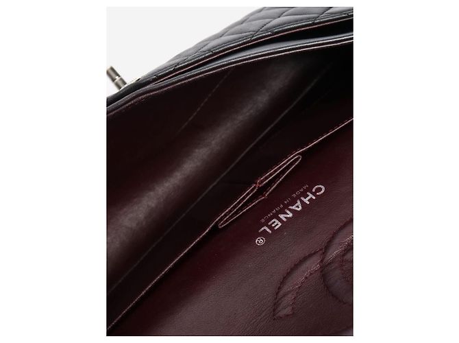 Chanel Borsa Classic Double Flap media in pelle di agnello nera 2010 - vista 7