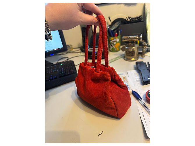 Autre Marque Bolsa de mão Miss Blumarine vermelha com strass Vermelho - vista 4