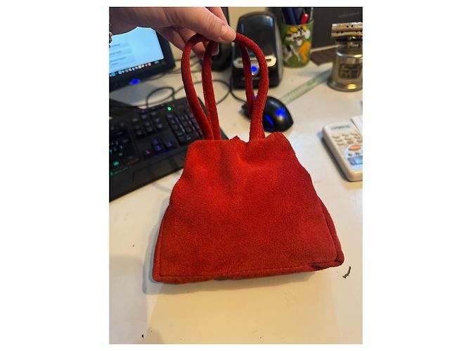 Autre Marque Bolsa de mão Miss Blumarine vermelha com strass Vermelho - vista 5