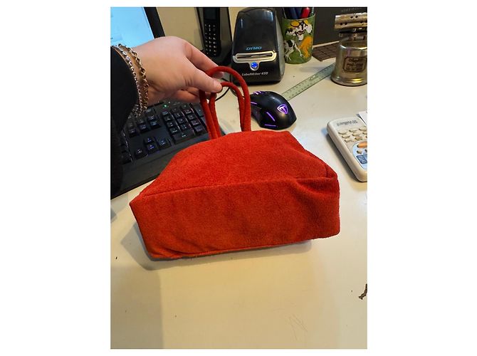 Autre Marque Bolsa de mão Miss Blumarine vermelha com strass Vermelho - vista 6
