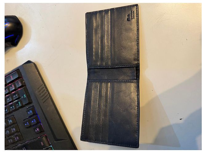 Gucci black leather wallet - view 3