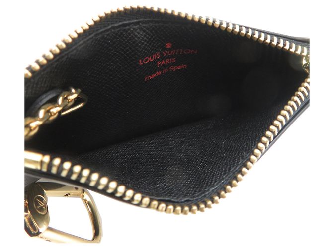 Monedero de cuero Epi Louis Vuitton Negro - vista 6