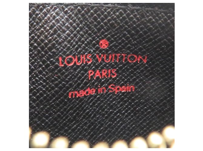 Monedero de cuero Epi Louis Vuitton Negro - vista 7