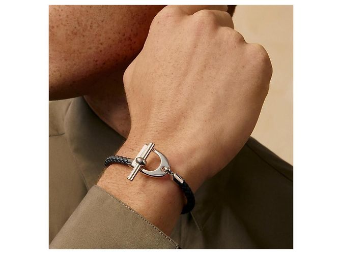 BRACELETE HERMÈS "ÉTIÈRE H". Preto - vista 7