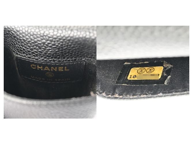 Chanel Black Grained Calfskin Cigarette Case - view 11