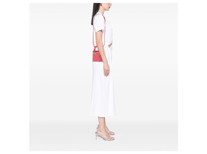 Dior Rosa Micro Patent Cannage Lady Dior - vista 7