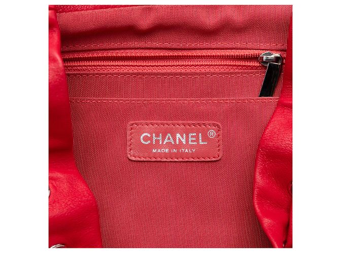 Chanel Red Medium Lambskin Urban Spirit Backpack - view 5