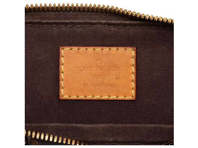 Louis Vuitton Alma BB in Vernis Monogram Viola Porpora - vista 5