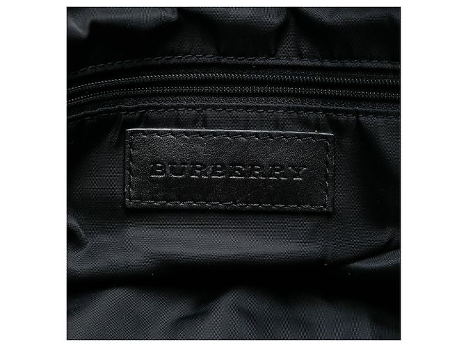 Burberry Rote Supernova Karomuster Nylon Buckleigh Tasche Bordeaux - Ansicht 5