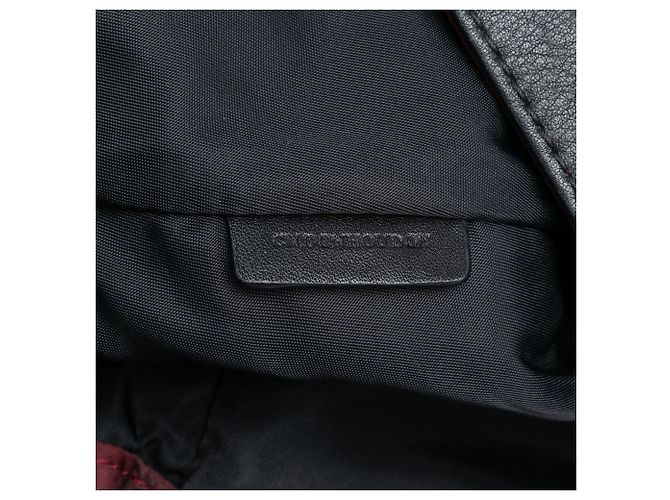 Burberry Rote Supernova Karomuster Nylon Buckleigh Tasche Bordeaux - Ansicht 6