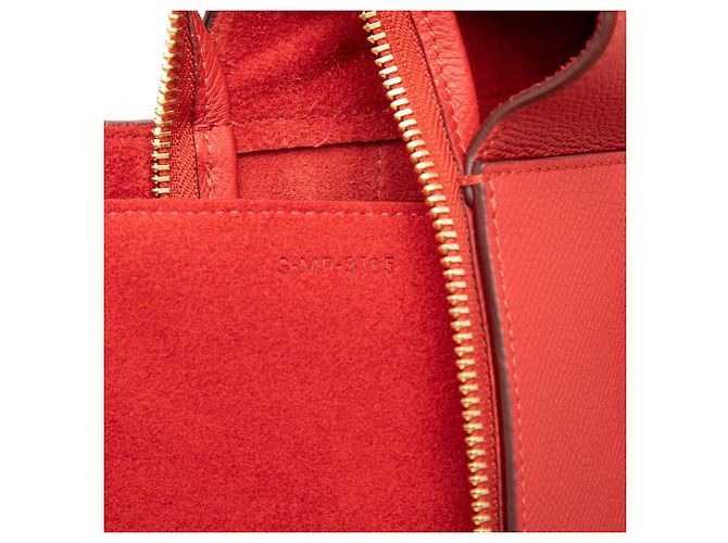 Belt Bag Céline Borsa a tracolla mini in pelle rossa Celine Rosso - vista 6
