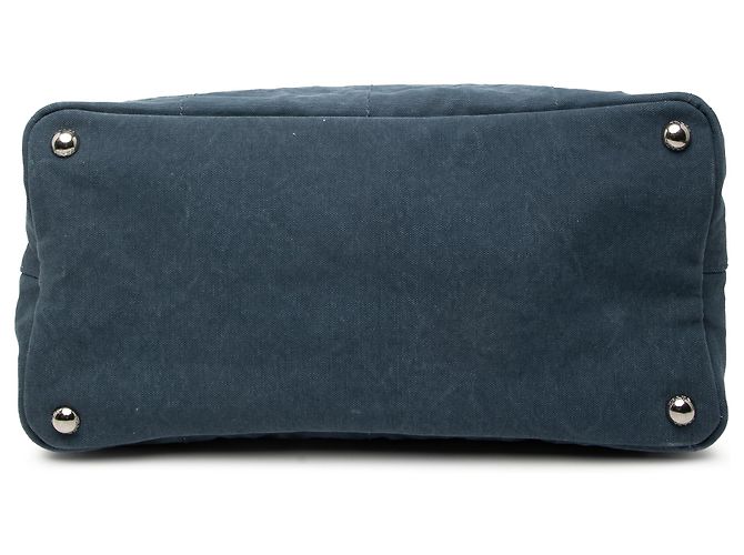 Tote Prada Blaue Denim-Tasche - Ansicht 3