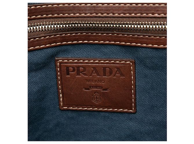 Tote Prada Blaue Denim-Tasche - Ansicht 5
