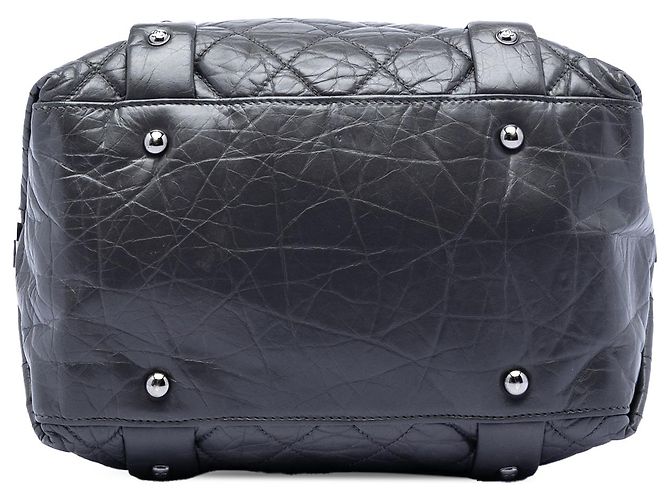 Borsa a tracolla intrecciata piccola in pelle di agnello nera Chanel Nero - vista 3