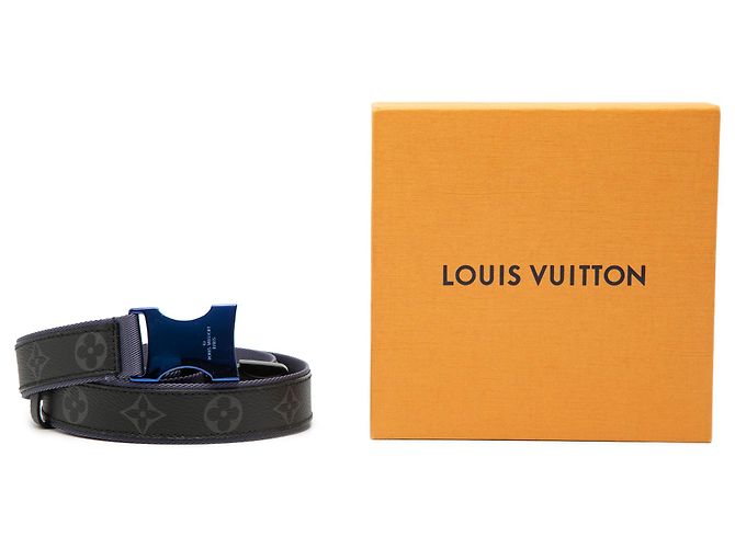 Louis Vuitton Schwarzer Monogram Eclipse OnTheGo Gürtel - Ansicht 7