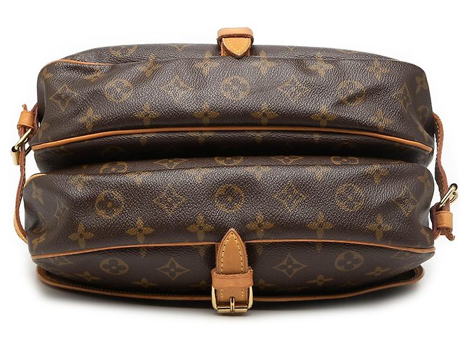 Louis Vuitton Saumur 30 Monogramma Marrone - vista 3