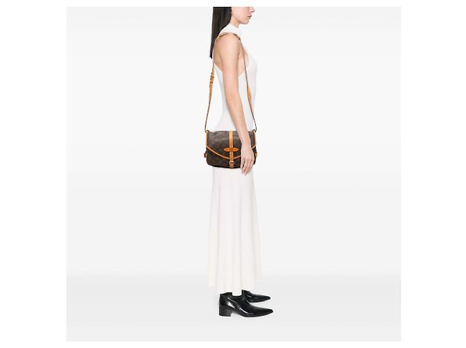 Louis Vuitton Saumur 30 Monogramma Marrone - vista 7