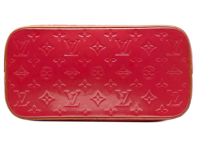 Louis Vuitton Houston in Vernis Monogram Rosa - vista 3