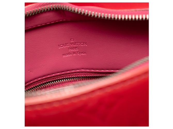 Louis Vuitton Houston in Vernis Monogram Rosa - vista 5