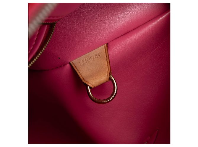 Louis Vuitton Houston in Vernis Monogram Rosa - vista 6