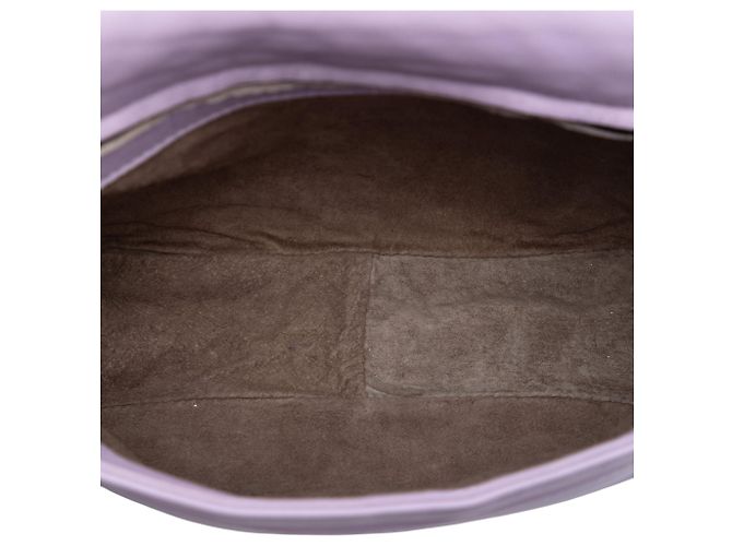 Bottega Veneta Borsa a tracolla in Nappa Viola Intrecciato Porpora - vista 4