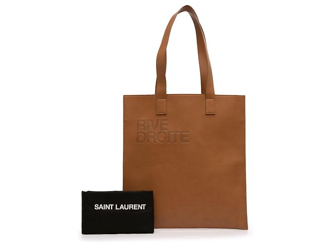 Saint Laurent Braune Vegane Leder Rive Droite Tasche Kamel - Ansicht 11
