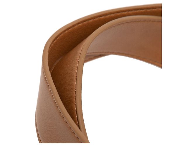 Saint Laurent Braune Vegane Leder Rive Droite Tasche Kamel - Ansicht 9