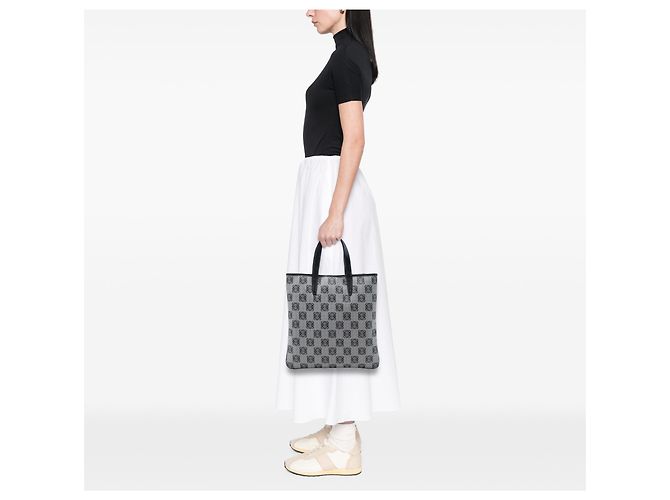 Graue Anagram beschichtete Canvas-Tasche von LOEWE Braun - Ansicht 7