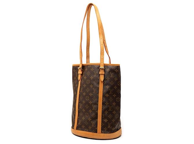 Bucket Secchiello GM Monogramma Marrone Louis Vuitton - vista 2