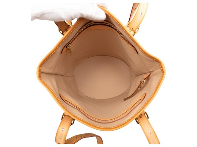 Bucket Secchiello GM Monogramma Marrone Louis Vuitton - vista 4