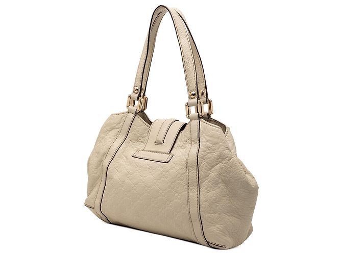 Borsa Tote Nuova Ladies Guccissima Bianca Gucci Bianco - vista 2