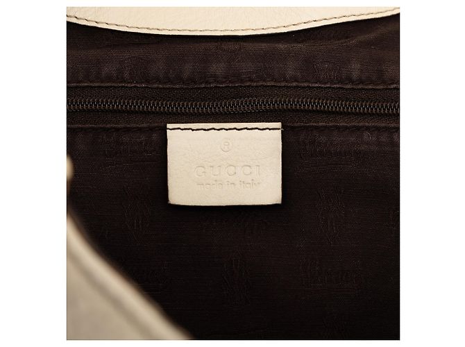 Borsa Tote Nuova Ladies Guccissima Bianca Gucci Bianco - vista 5