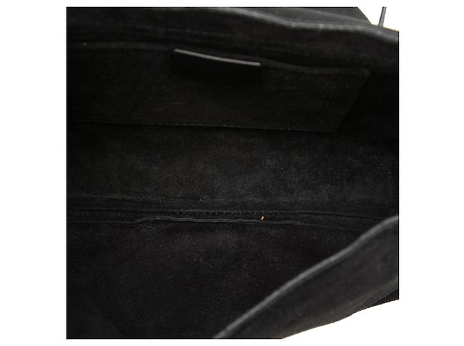 Borsa a tracolla in suede nero a forma di cuore Gucci - vista 4