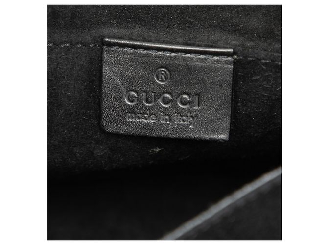 Borsa a tracolla in suede nero a forma di cuore Gucci - vista 5