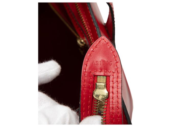 Louis Vuitton Red Epi Saint Jacques GM Long Strap - view 6