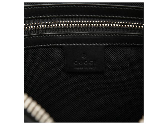 Borsa a tracolla Gucci GG Supreme Web nera Nero - vista 5