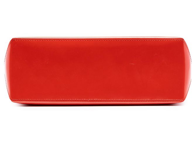 Louis Vuitton Arancione Monogram Vernis Wilshire PM - vista 3