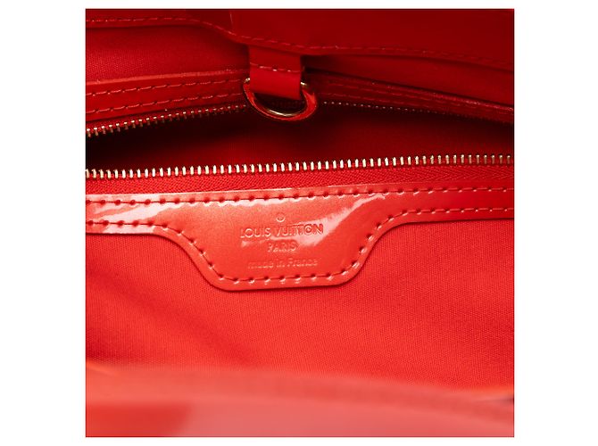Louis Vuitton Arancione Monogram Vernis Wilshire PM - vista 5
