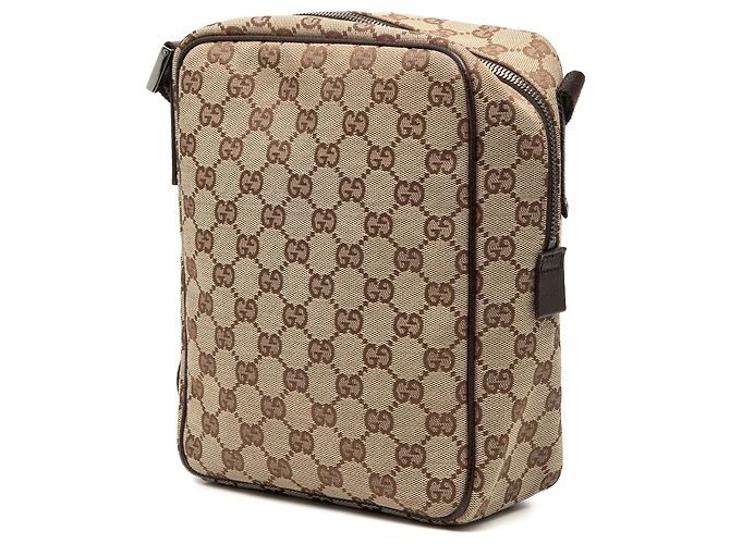 Gucci Beiger GG Canvas Umhängetasche - Ansicht 2