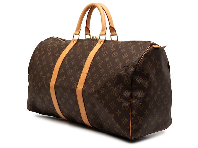 Louis Vuitton Keepall 50 Monogram Marrone - vista 2
