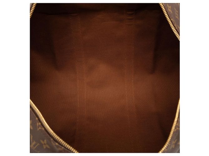 Louis Vuitton Keepall 50 Monogram Marrone - vista 4